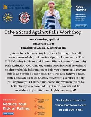 Fall Prevention workshop